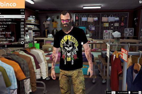 Trevor Guns N' Roses Top Hat Shirt
